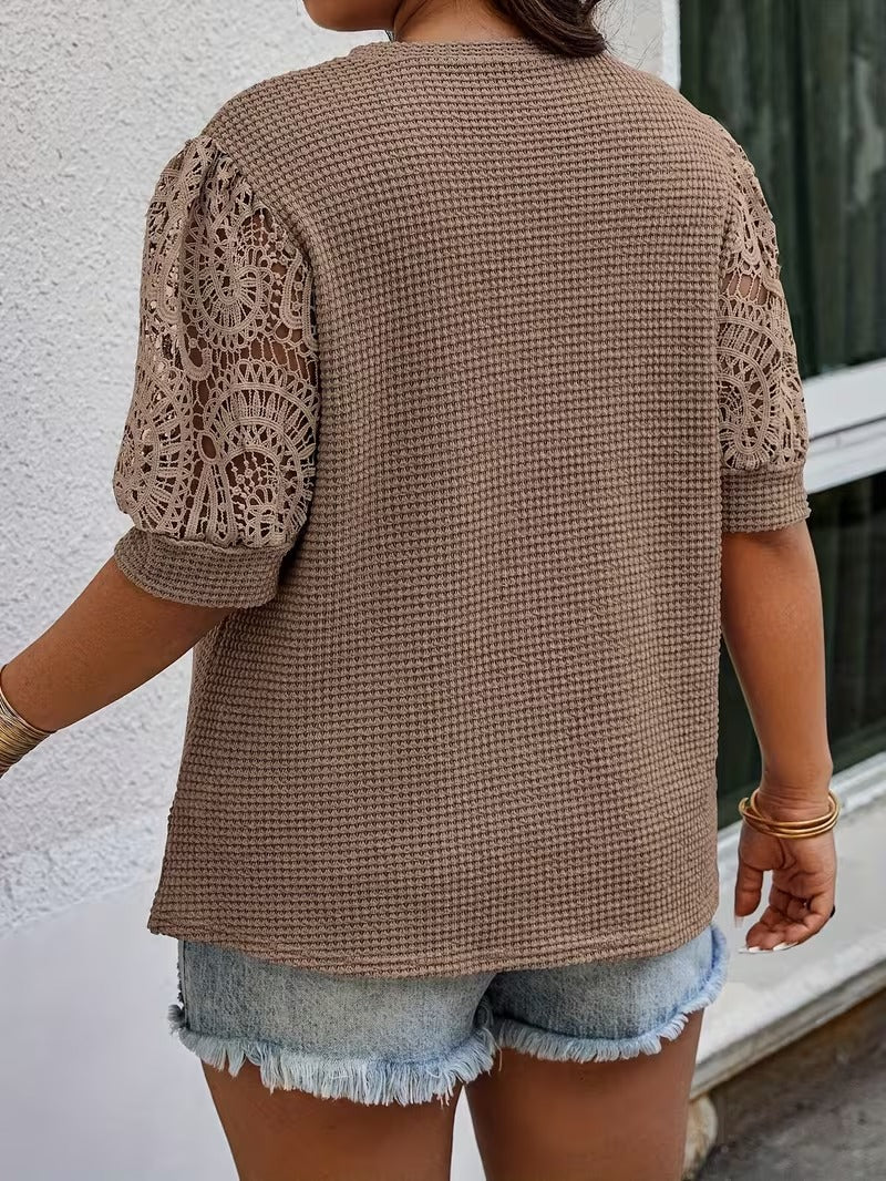 Women’s Lace Sleeve T-Shirt